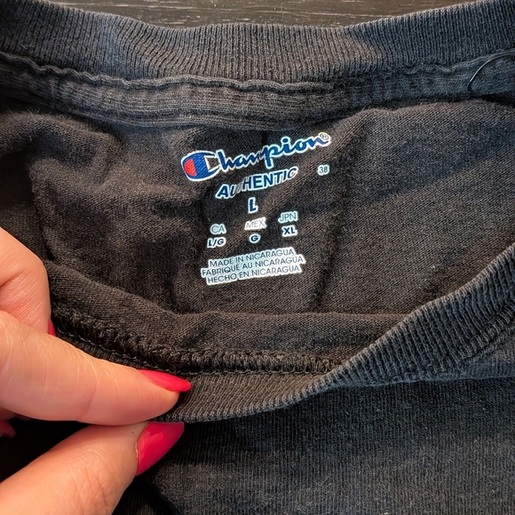 Champion Black Long Sleeve Shirt - Picture 3 of 4